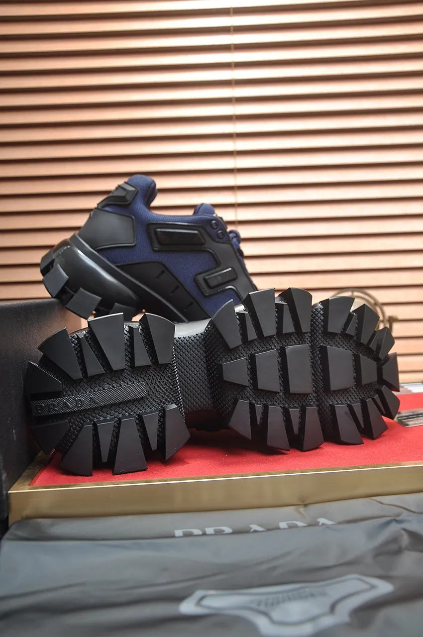 Men's shoes 💰620💶[PRADA] Top original items, new seasonal styles, high quality original items, top original breathable fabric + imported glue, imported stretch fabric inside with original cowhide foot pads, original air cushion outsole! Quality guaranteed! Code 38-45 (45 customized)